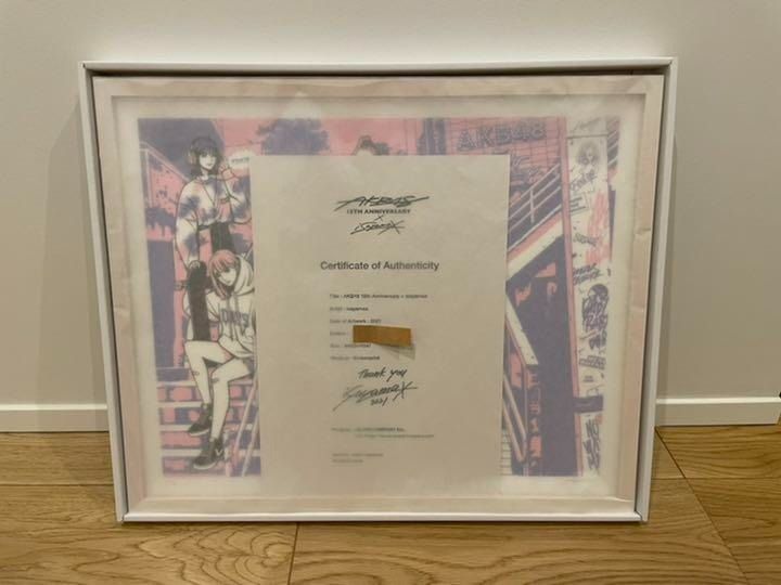 isayamax / 限量30 AKB48 15thAnniversary ART print 版畫, 預購