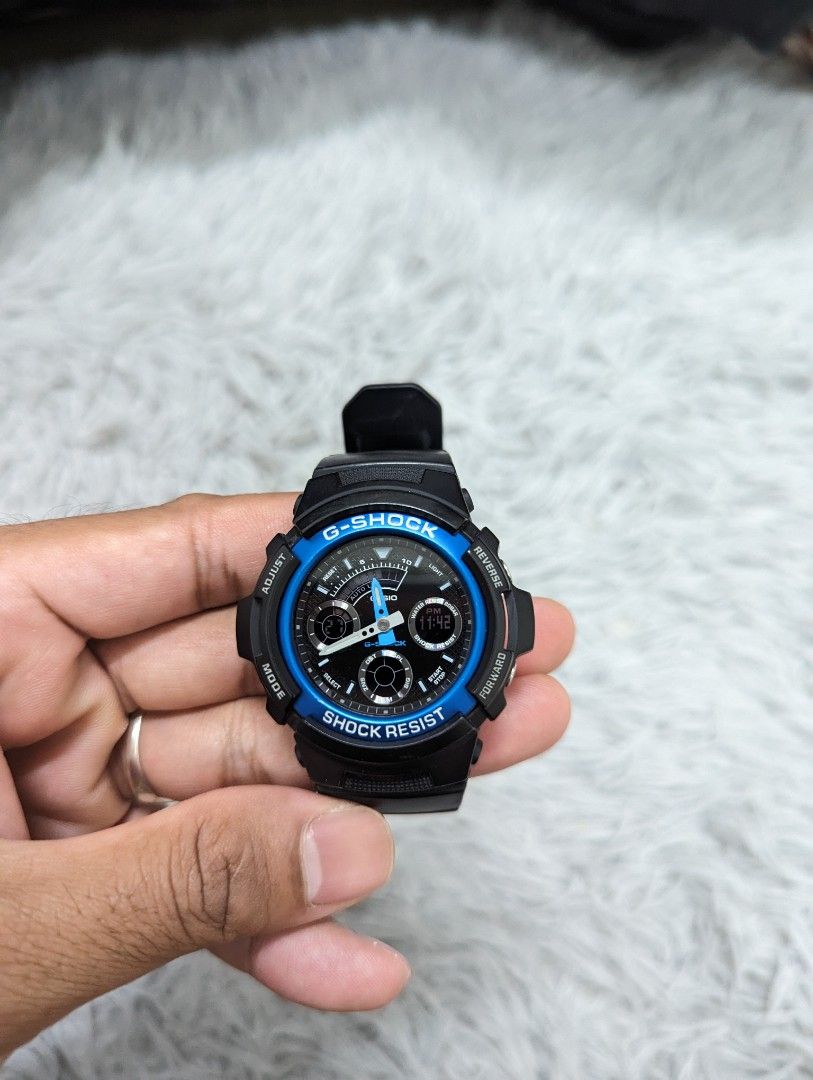 Tali jam g shock aw 591 deals