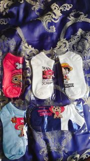Japanese Comic One Piece Cute Anime Ankle Socks Cotton Casual unisex