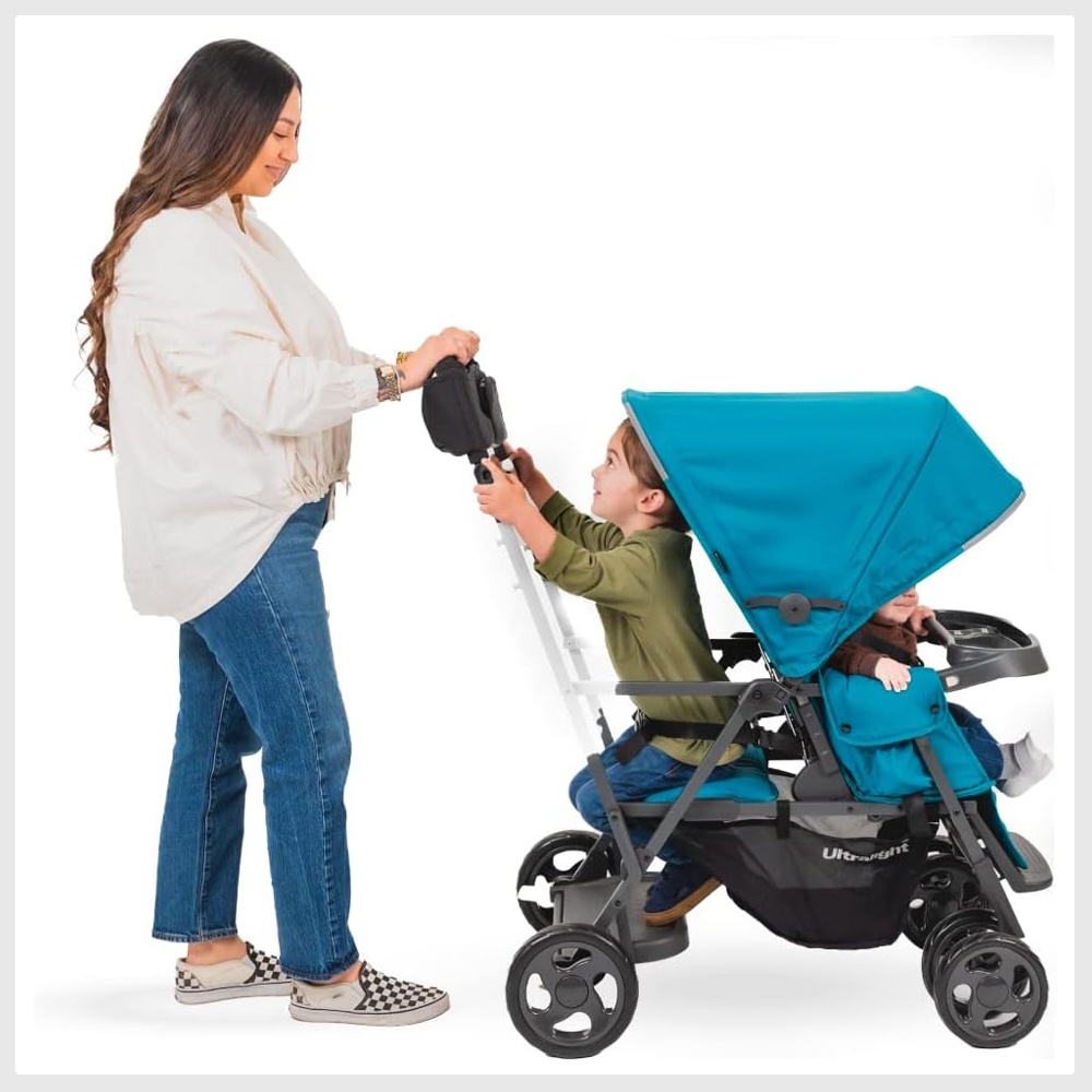 Joovy Caboose Ultralight Graphite Stroller, Turq (Turq), Babies