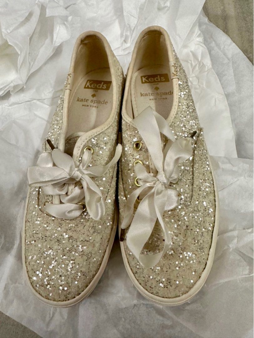 Keds x Kate Spade Women s Champion Glitter Sneakers Multi