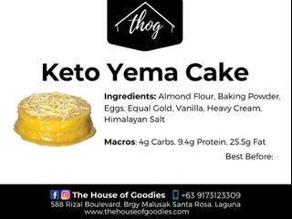 KETO Yema Cake