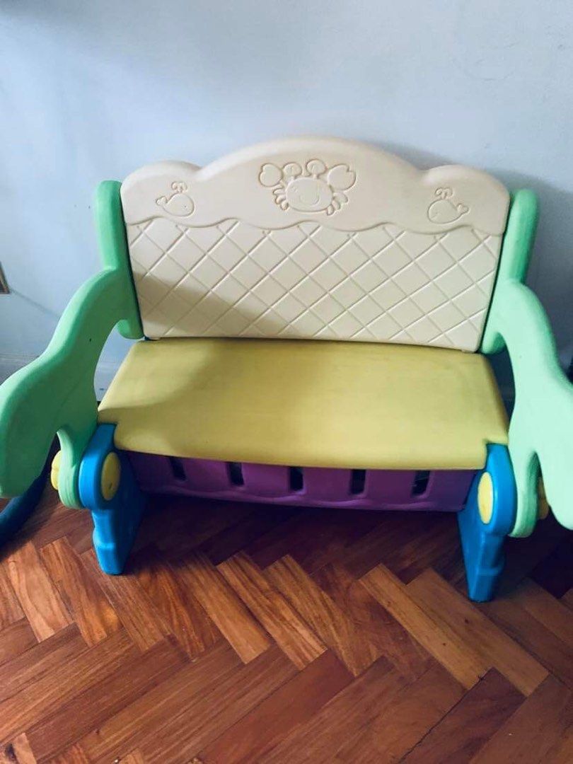 Apruva wood top storage bench