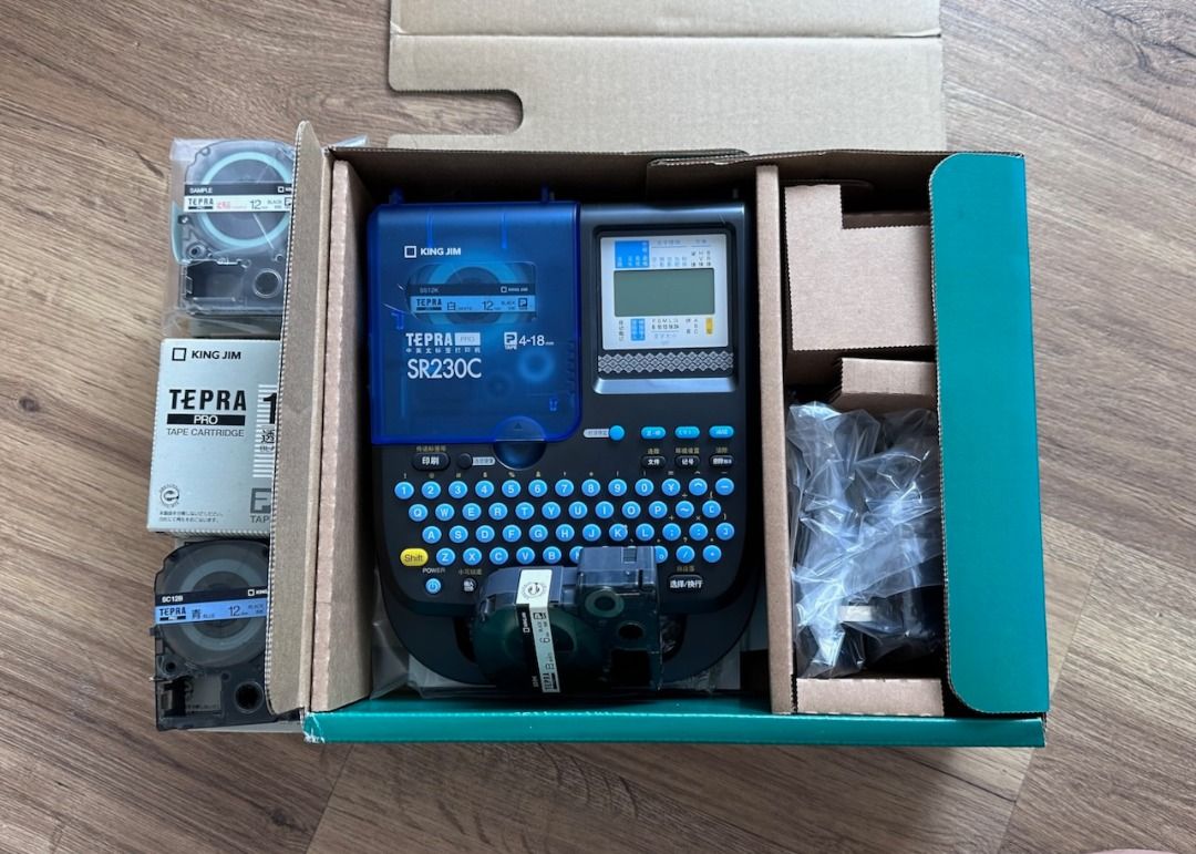 King Jim SR230C Tepra Pro Handheld Label Writer, Computers & Tech ...