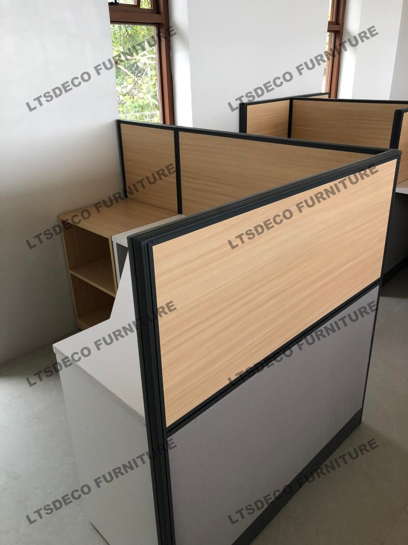 L TYPE MODULAR PARTITION OFFICE FURNITURE AND PARTITION on Carousell