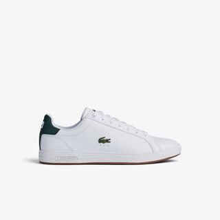 White sneakers for men lacoste