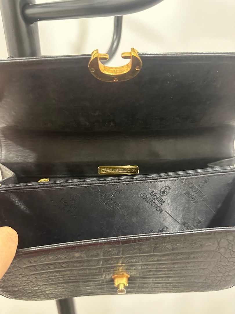 Ladies Vintage Esquire Leather Twoway Bag, Women's Fashion, Bags