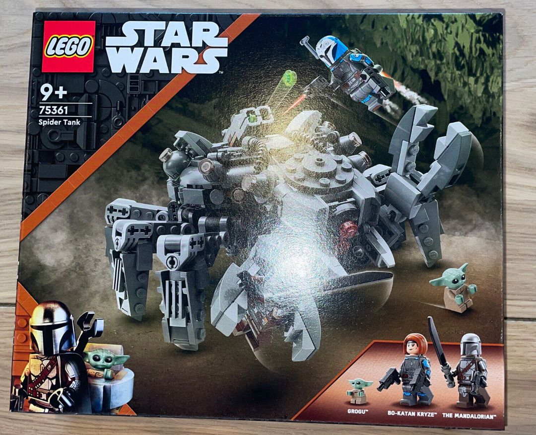 Lego Star Wars: The Mandalorian Spider Tank Building Toy Set 75361