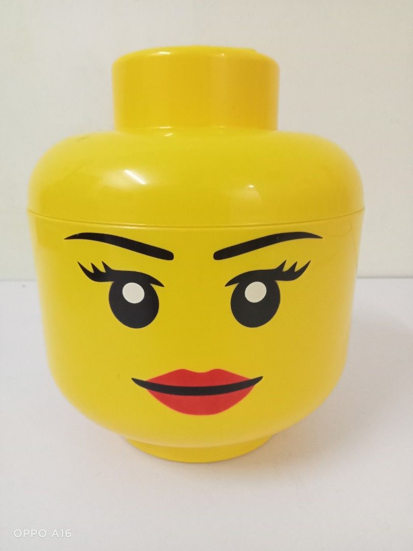 Lego Head Storage Container (M), Hobbies & Toys, Collectibles ...