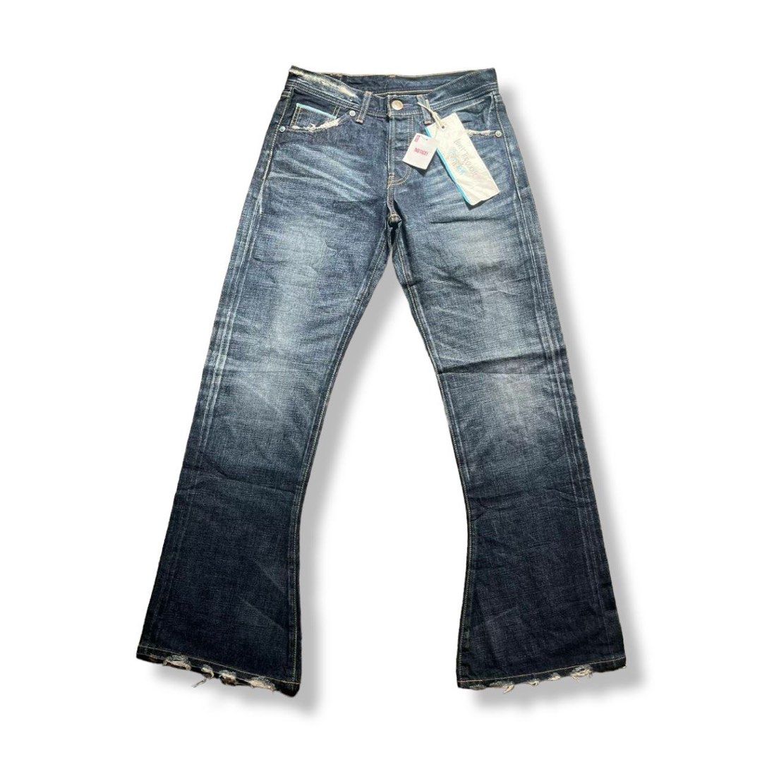 Levi s 707 Blue Selvedge Flare Denim Jeans