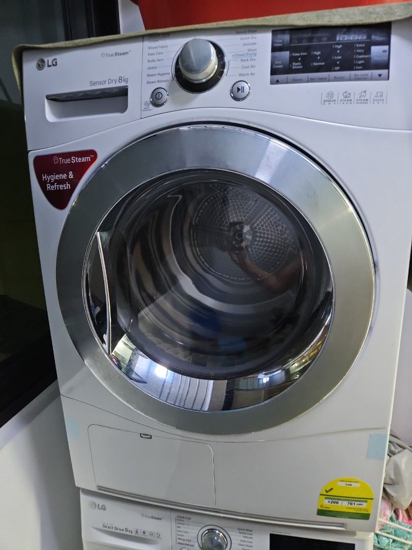 LG 8kg condenser dryer, TV & Home Appliances, Washing Machines and