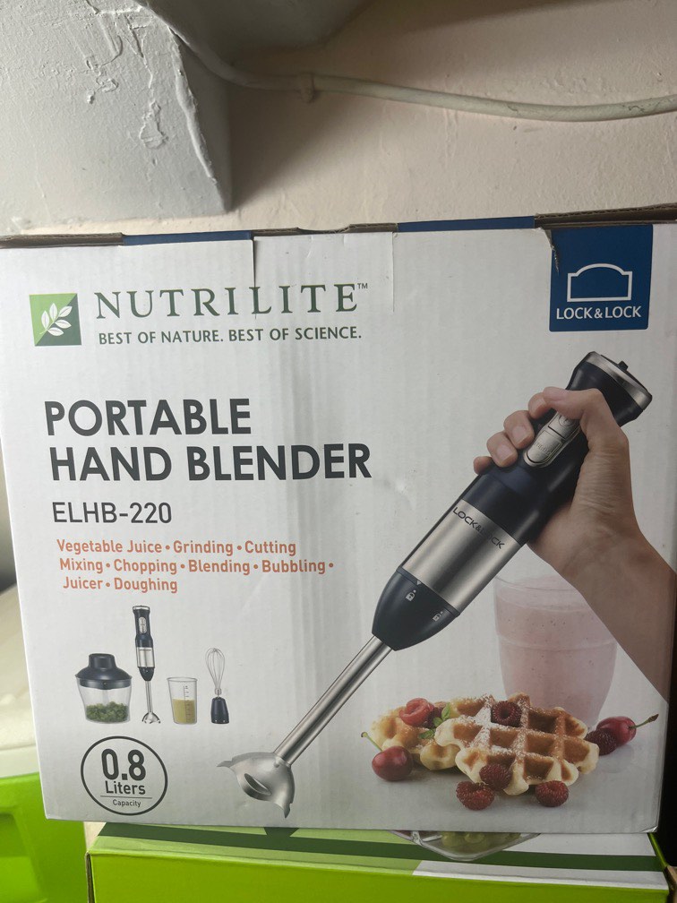 Lock & Lock Portable Hand Blender ELHB220, TV & Home Appliances