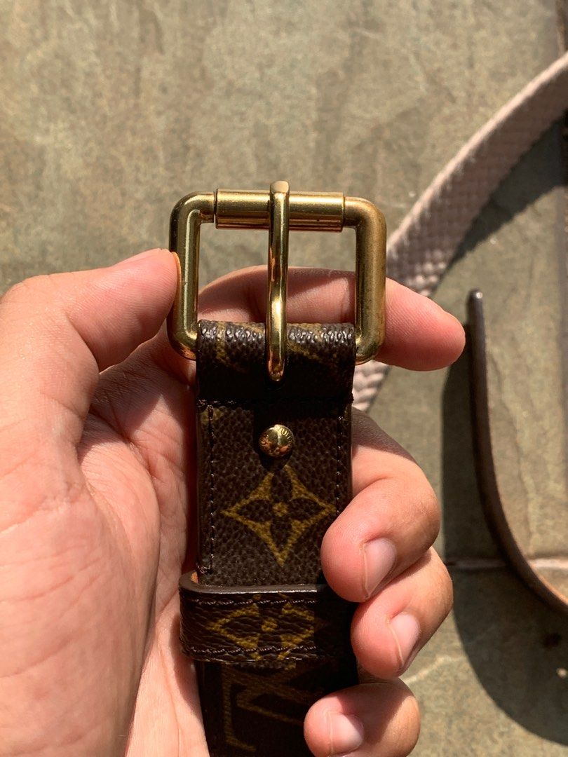 Authentic Louis Vuitton prism belt, Men's Fashion, Watches & Accessories,  Belts on Carousell