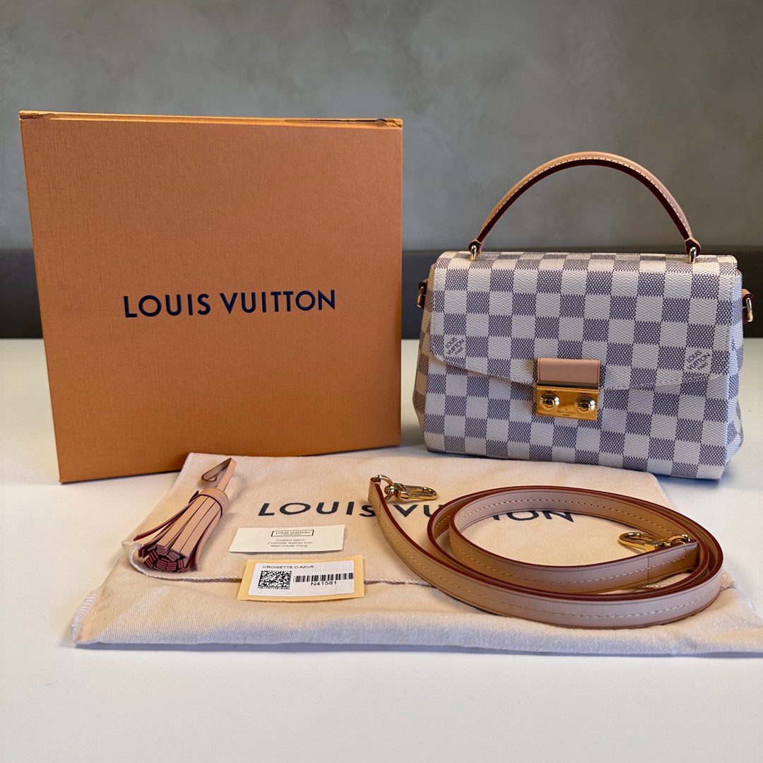 Like new! Lv croisette damier ebene, Luxury, Bags & Wallets on Carousell