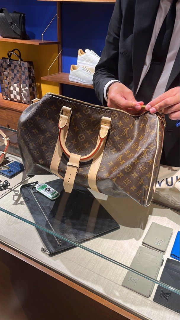 Louis Vuitton KeepAll bags/sizes  Louis vuitton keepall 50, Louis vuitton  handbags, Louis vuitton keepall