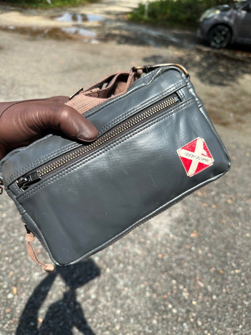 Luggage Label Sling Bag Men s Fashion Bags Sling Bags on Carousell