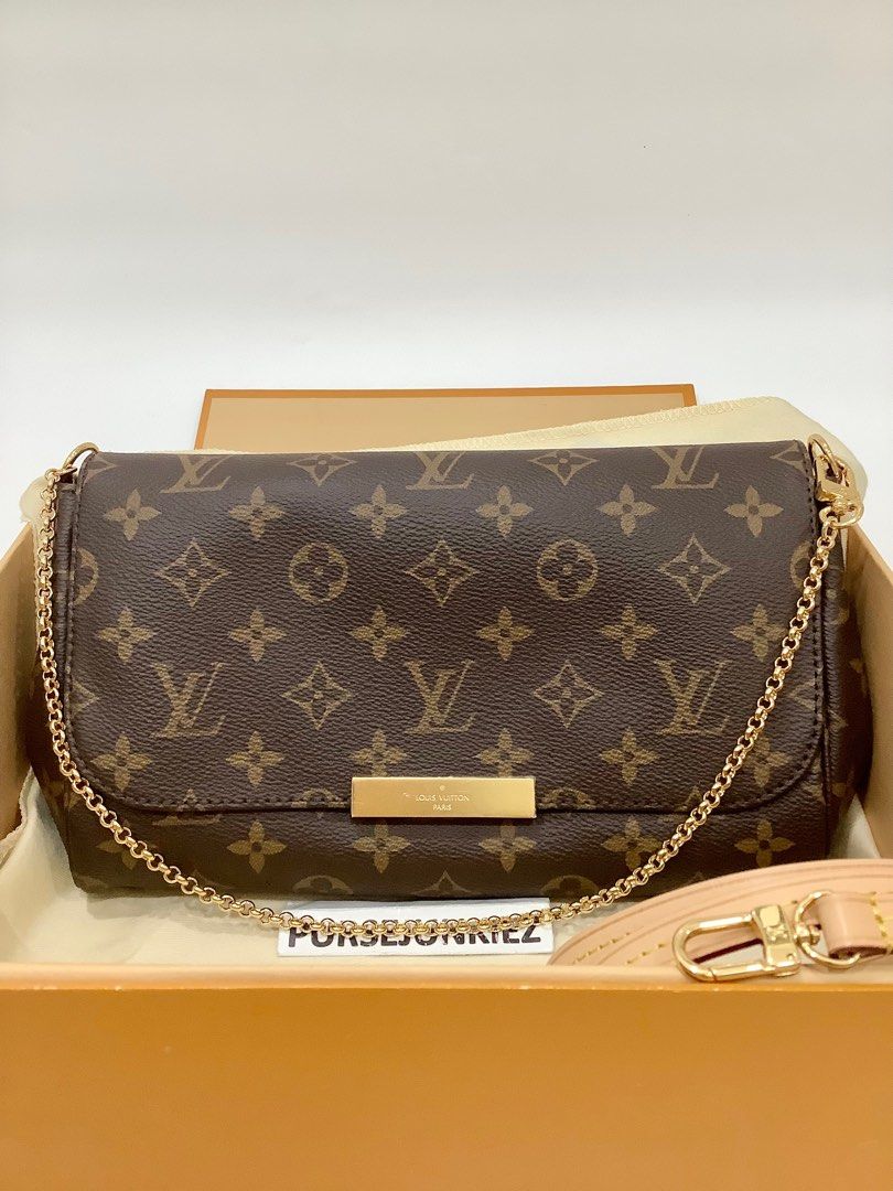 LV Favorite MM Monogram Crossbody Bag, Luxury, Bags & Wallets on