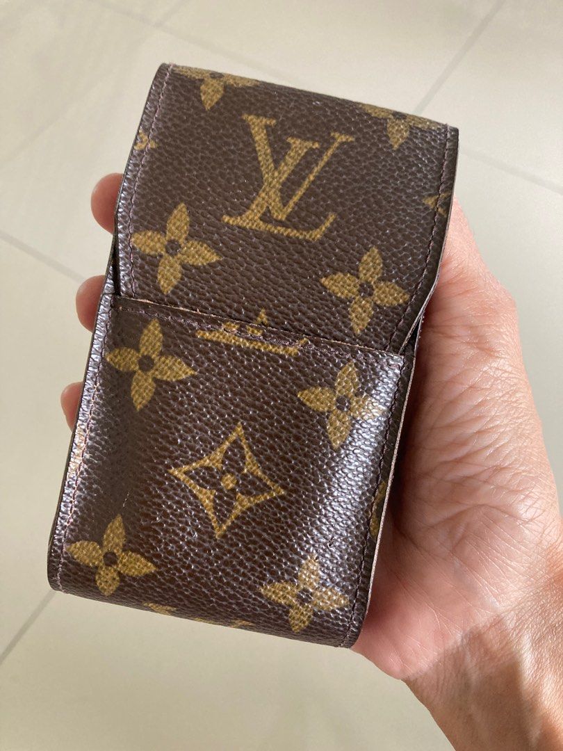 Louis Vuitton Cigarette case Monogram Brown Woman unisex Authentic