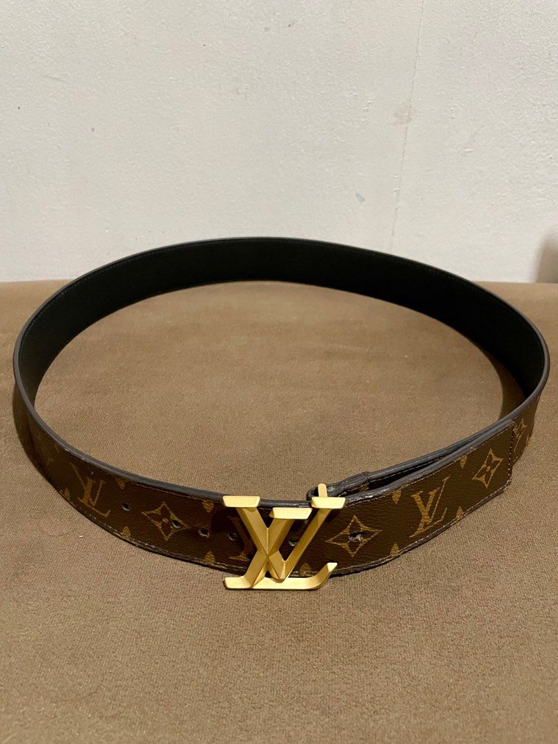 Louis Vuitton LV Pyramide Glitter 40MM Reversible Belt Silver/Black in  Coated Canvas with Silver-tone - US