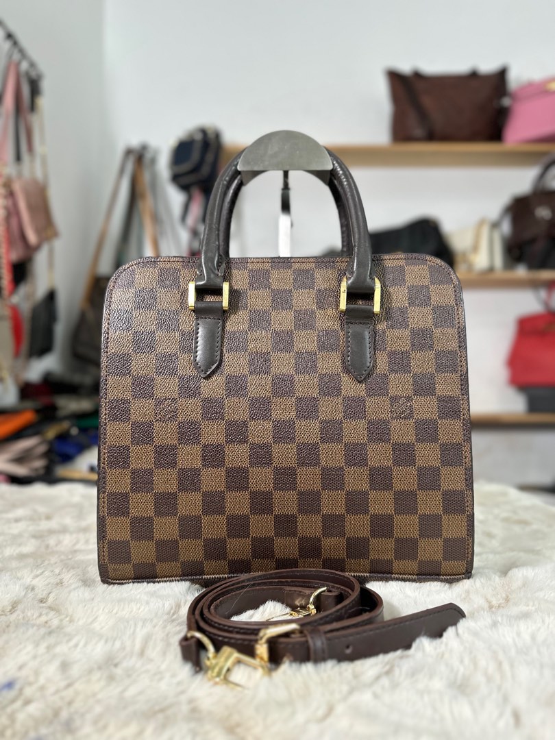 Original LV Damier Ebene Triana, Luxury, Bags & Wallets on Carousell