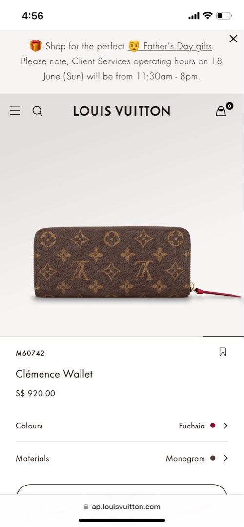 LN LV ZOE WALLET (M62932), Luxury, Bags & Wallets on Carousell