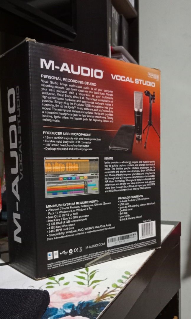 M Audio Producer Usb Microphone condenser, Audio, Microphones on