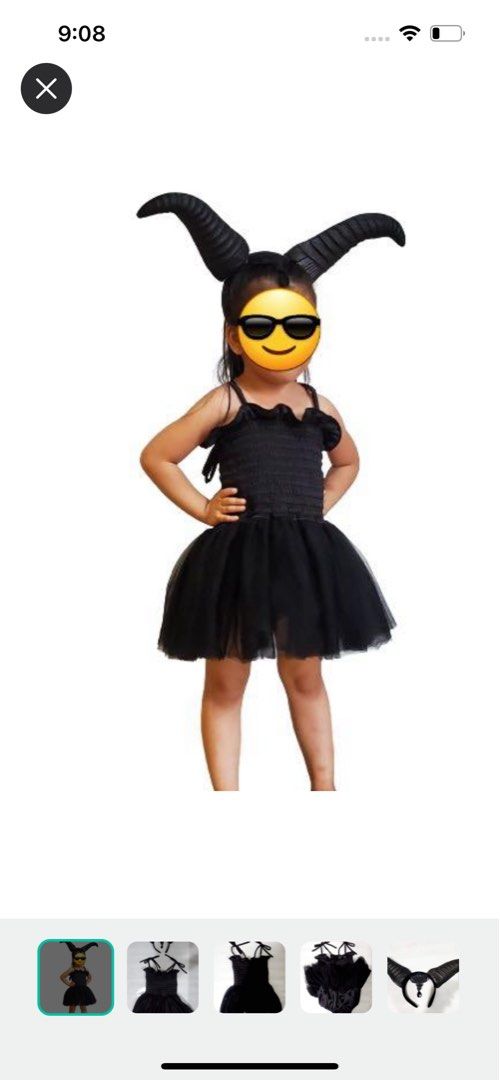 Maleficent Halloween costume (Category: Babies & Kids Fashion) located in Las Pinas. Submitted by krissystuff (Listing ID 1248103010, Image 2). Description: 3-4yo Super nice and unique .