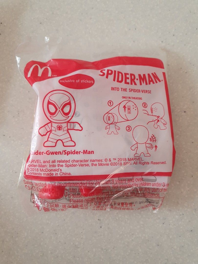 Spider gwen mcdonalds toy deals