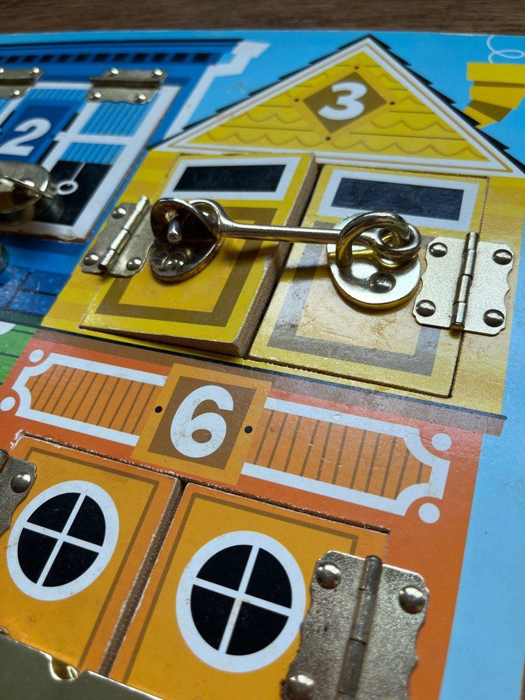 Melissa & Doug Latches Wooden Activity Board, Babies & Kids, Infant