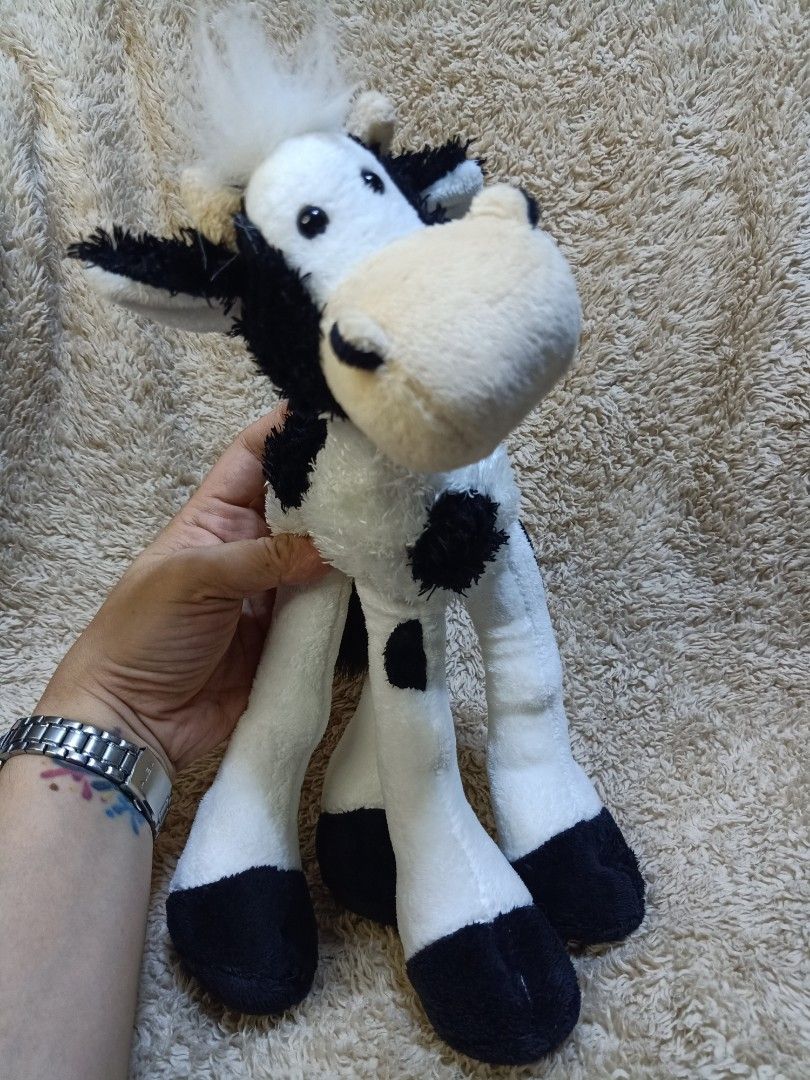 MELISSA AND DOUG LONG LEGS COW COMFORT PLUSH Hobbies Toys Toys
