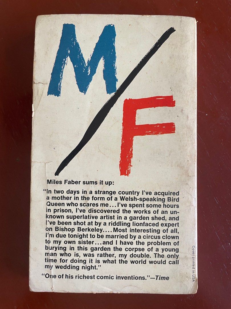 M/F by Anthony Burgess (Category: Storybooks) located in Ilagan. Submitted by distracted_potato (Listing ID 1248169992, Image 3). Description: .