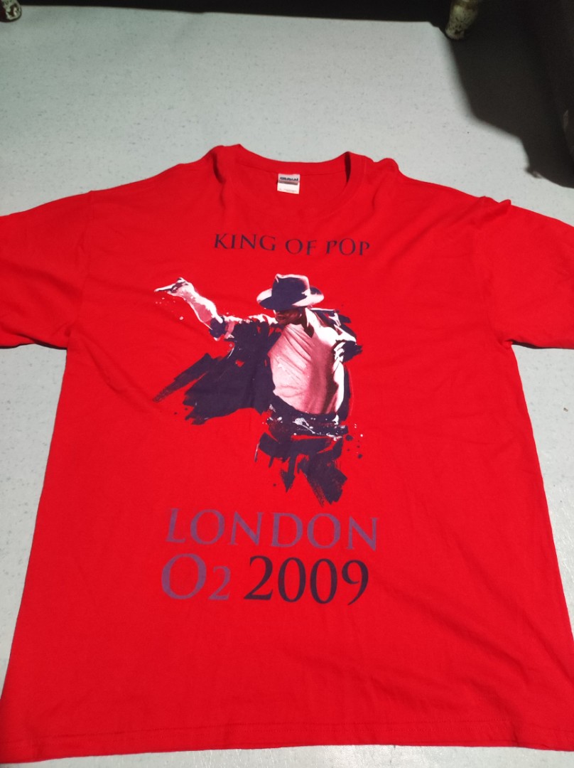 Michael Jackson This Is It 50 London O2 Black T Shirt Mens XL New Official  Merch