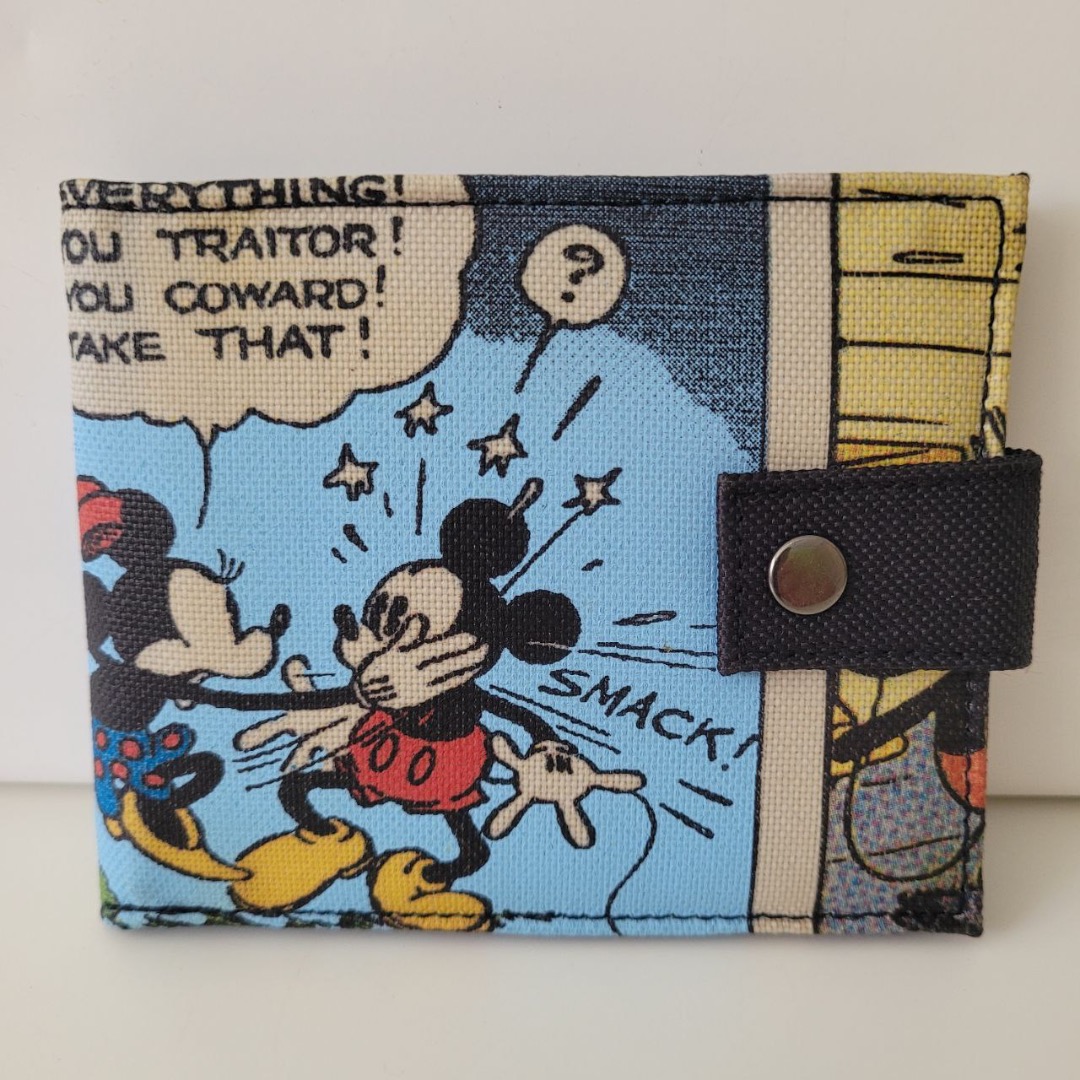 Coach+X+Disney+Mickey+Mouse+Accordion+Zip+Wallet+Glovetanned+Leather+Black+54000  for sale online