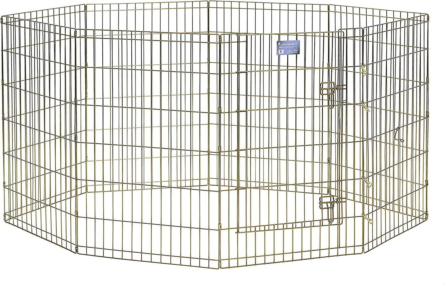 MidWest Homes for Pets Folding Metal Exercise Pen/Pet Playpen
