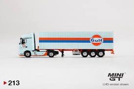 Mini GT 1:64 Mercedes-Benz Actros w/ Container #213, Toys