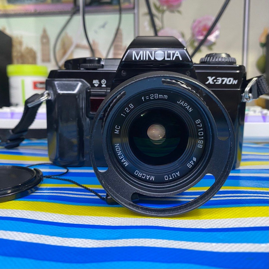 Minolta X370N Film Camera, Photography, Cameras on Carousell