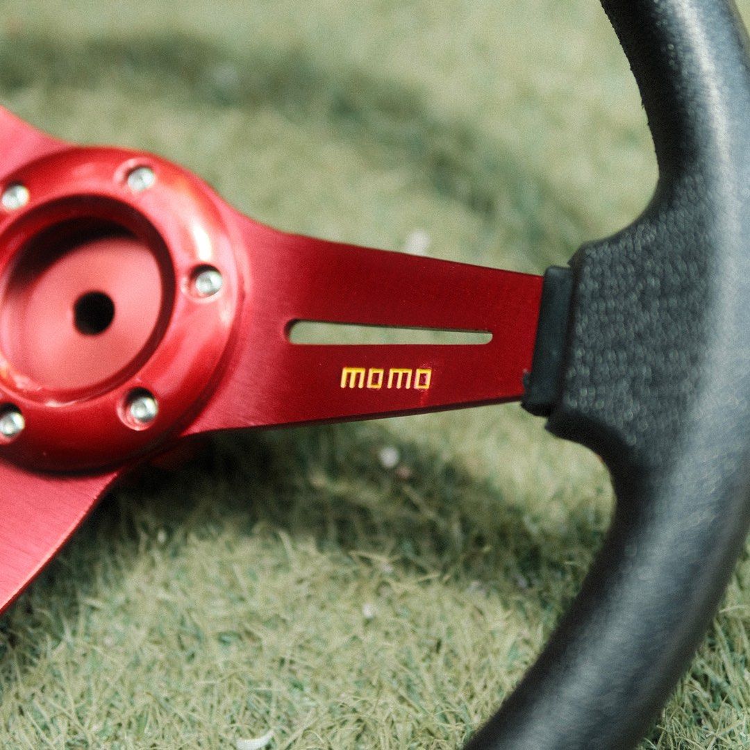 MOMO steering wheel + adapter (Thrustmaster wheel base ) T300/TGT etc., Car Accessories