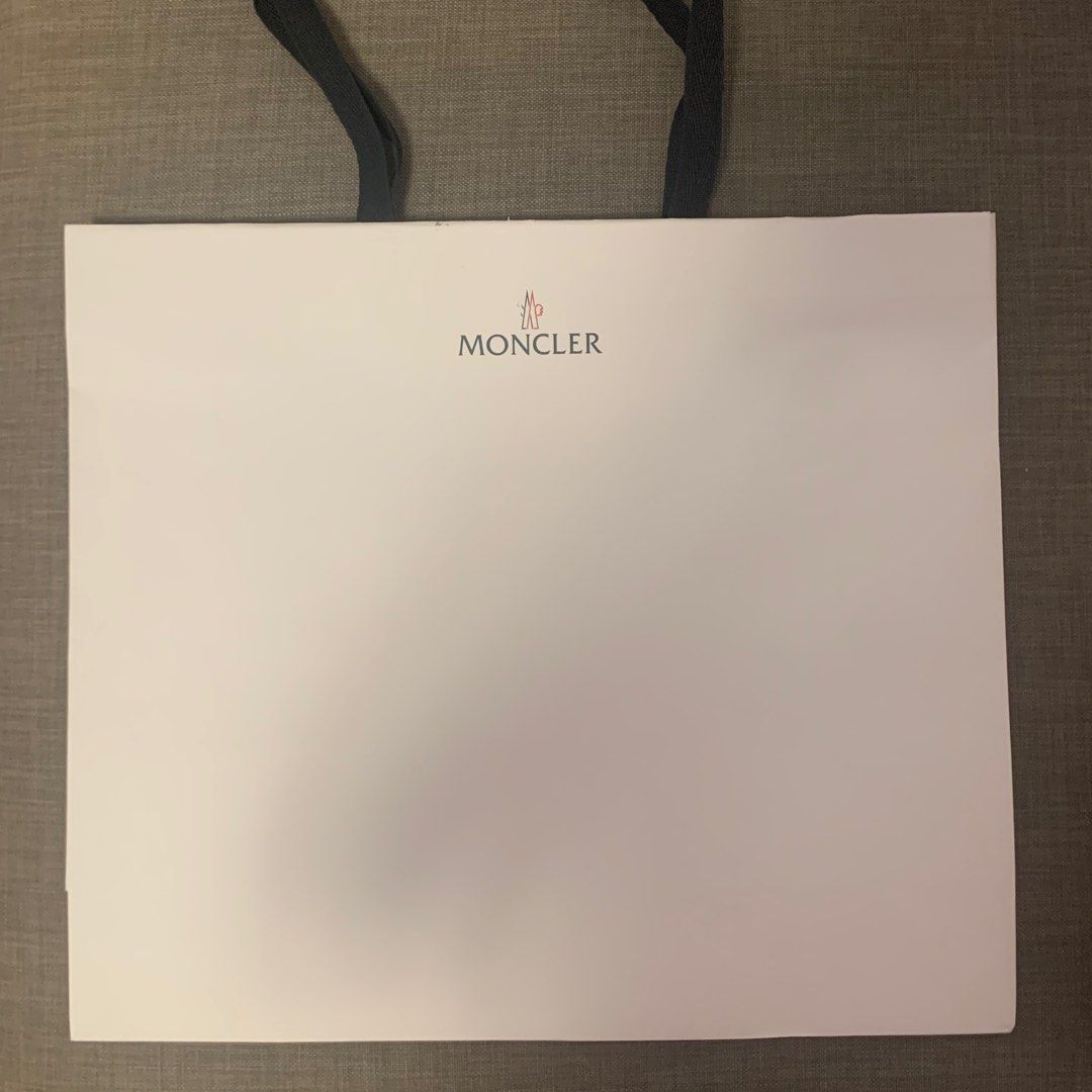 Moncler paper bag large Carousell