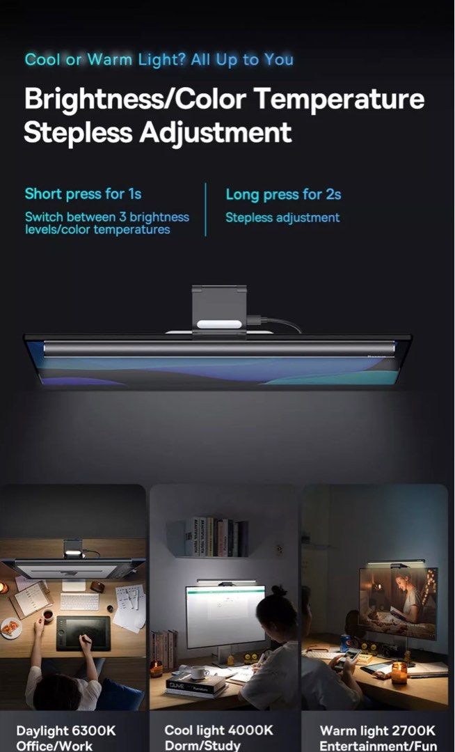 Monitor light Baseus, Computers & Tech, Parts & Accessories, Other ...