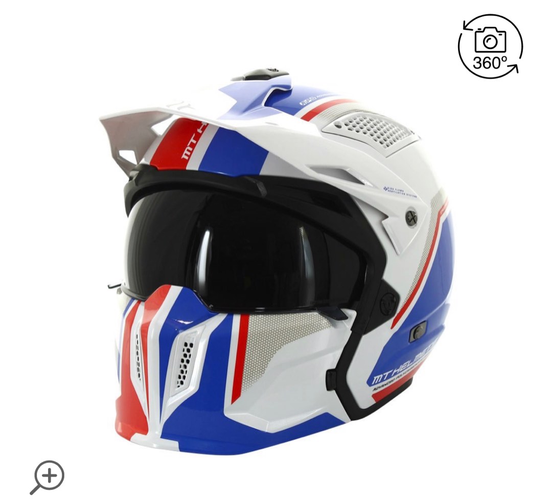 MT HELMET STREET FIGHTER, Motorcycles, Motorcycle Apparel on Carousell