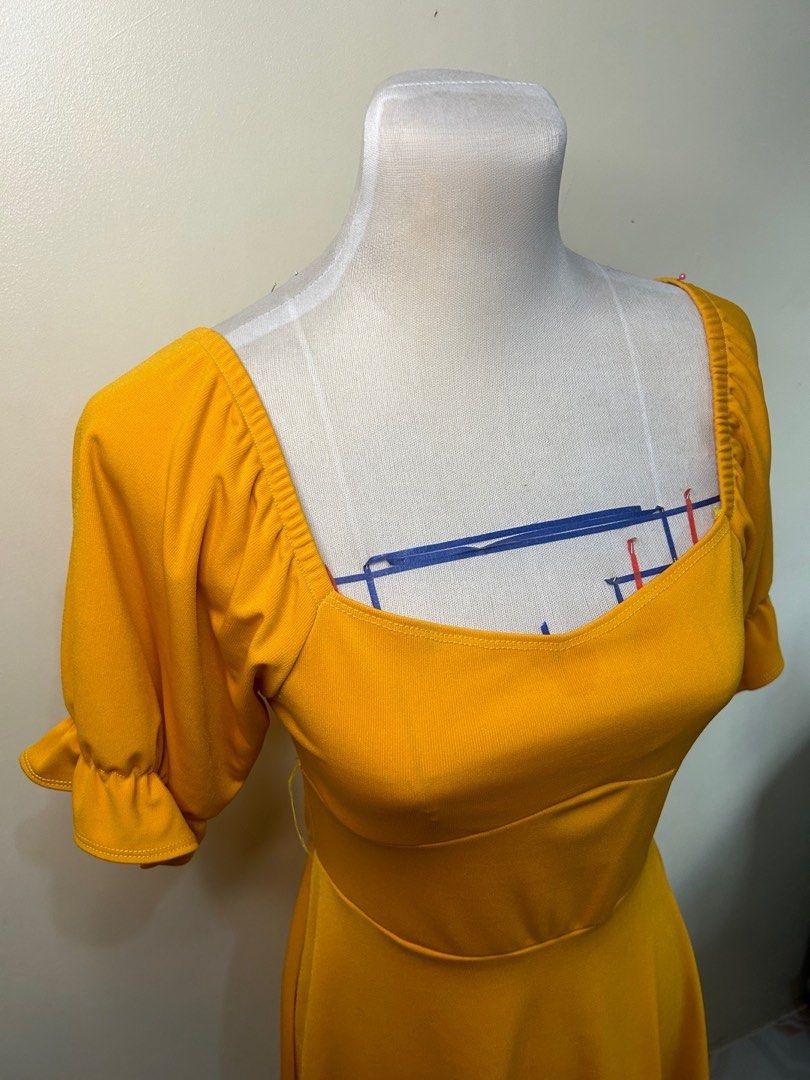 Mustard Color Summer Dress Like New on Carousell