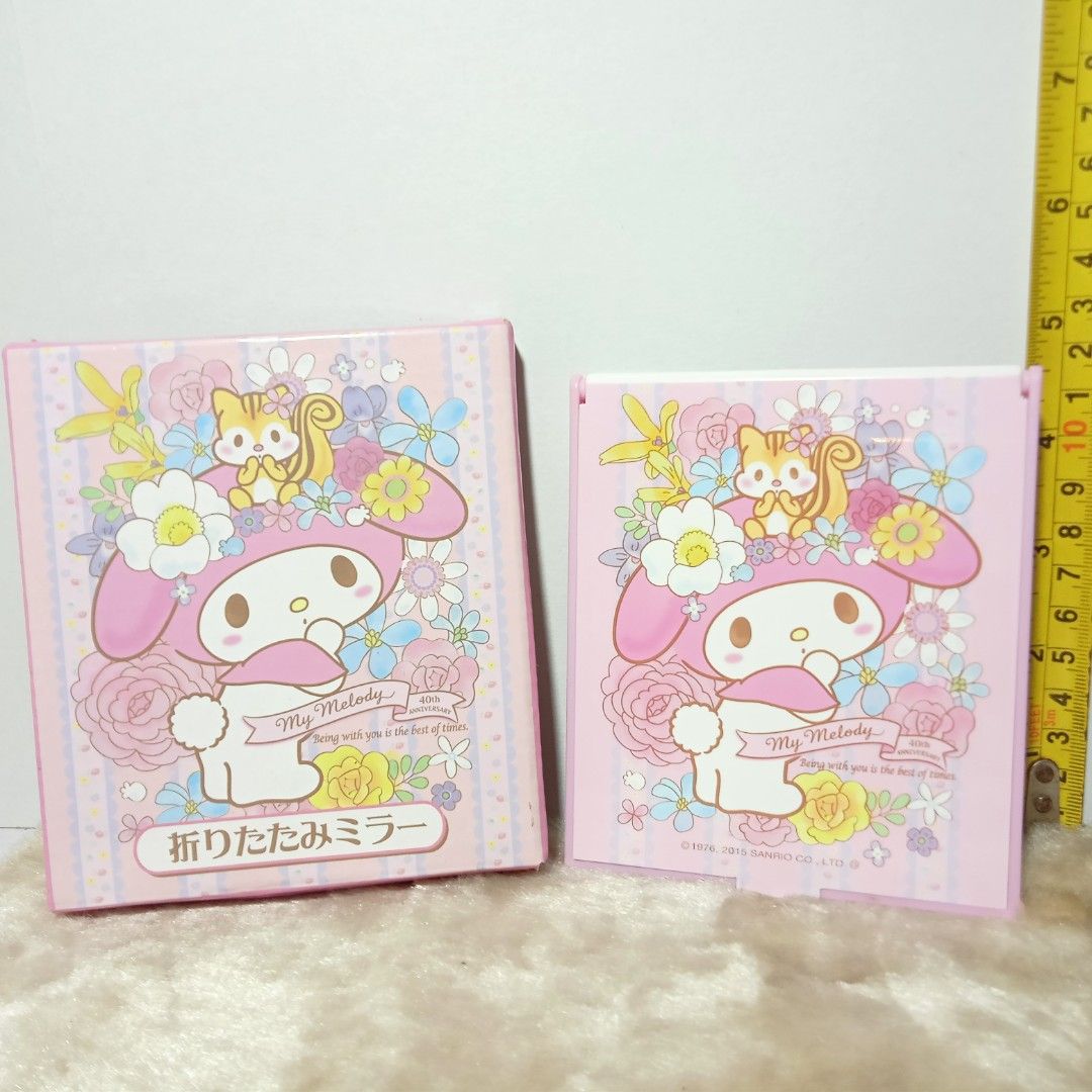 MY MELODY Mirror Foldable cover SANRIO 2015 (Category: Mirrors) located in Bulacan. Submitted by happydoggies.5d8607 (Listing ID 1248183317, Image 1). Description: 2015 Sanrio product UNUSED/Old stock Condition * with minimal dents on the box Single stock only Kindly chat the seller first to check its availability * You will receive the item in "as is" condition. Please manage your expectations.