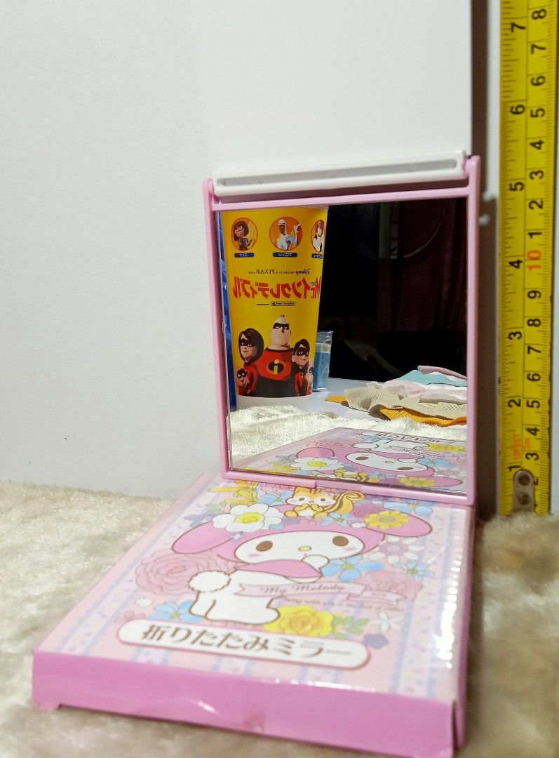 MY MELODY Mirror Foldable cover SANRIO 2015 (Category: Mirrors) located in Bulacan. Submitted by happydoggies.5d8607 (Listing ID 1248183317, Image 3). Description: 2015 Sanrio product UNUSED/Old stock Condition * with minimal dents on the box Single stock only Kindly chat the seller first to check its availability * You will receive the item in "as is" condition. Please manage your expectations.