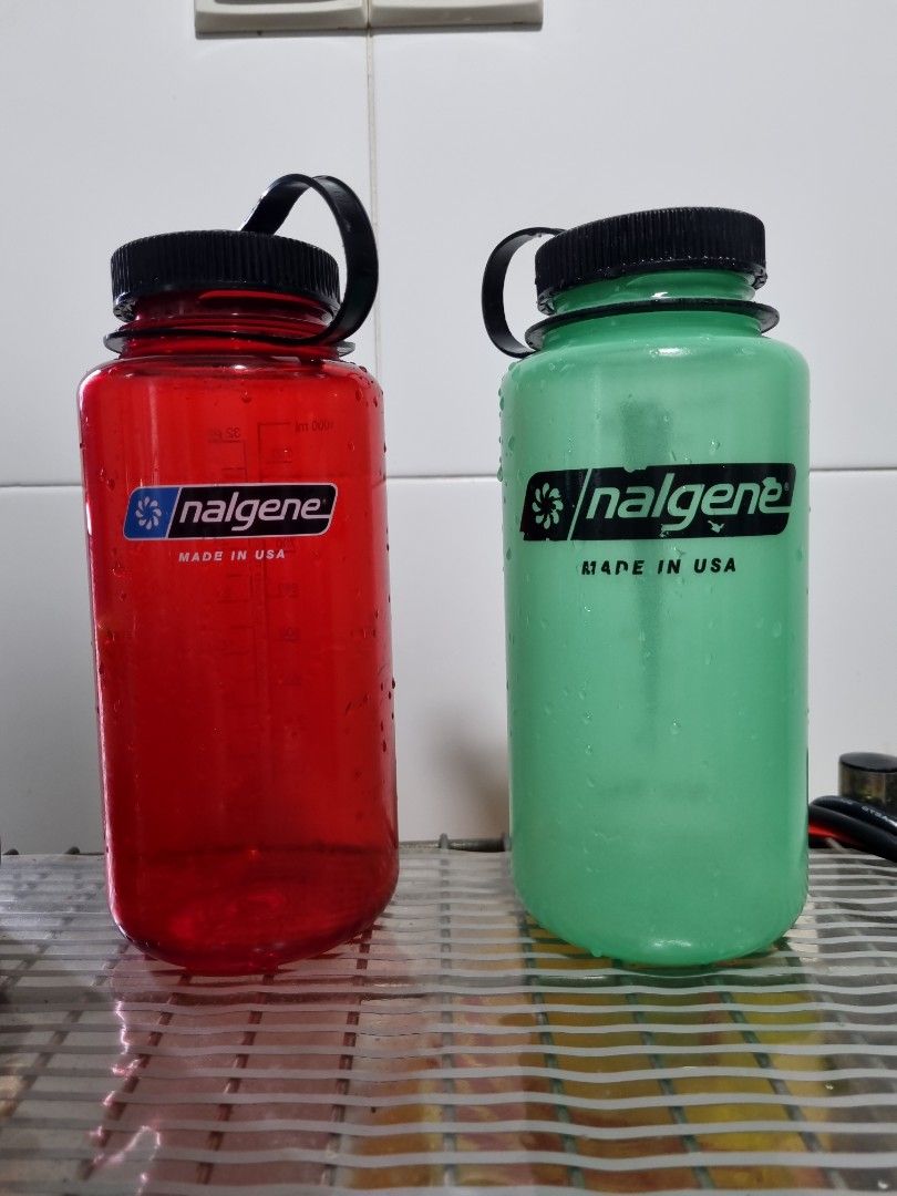 Nalgene water bottles x 2, Furniture & Home Living, Kitchenware