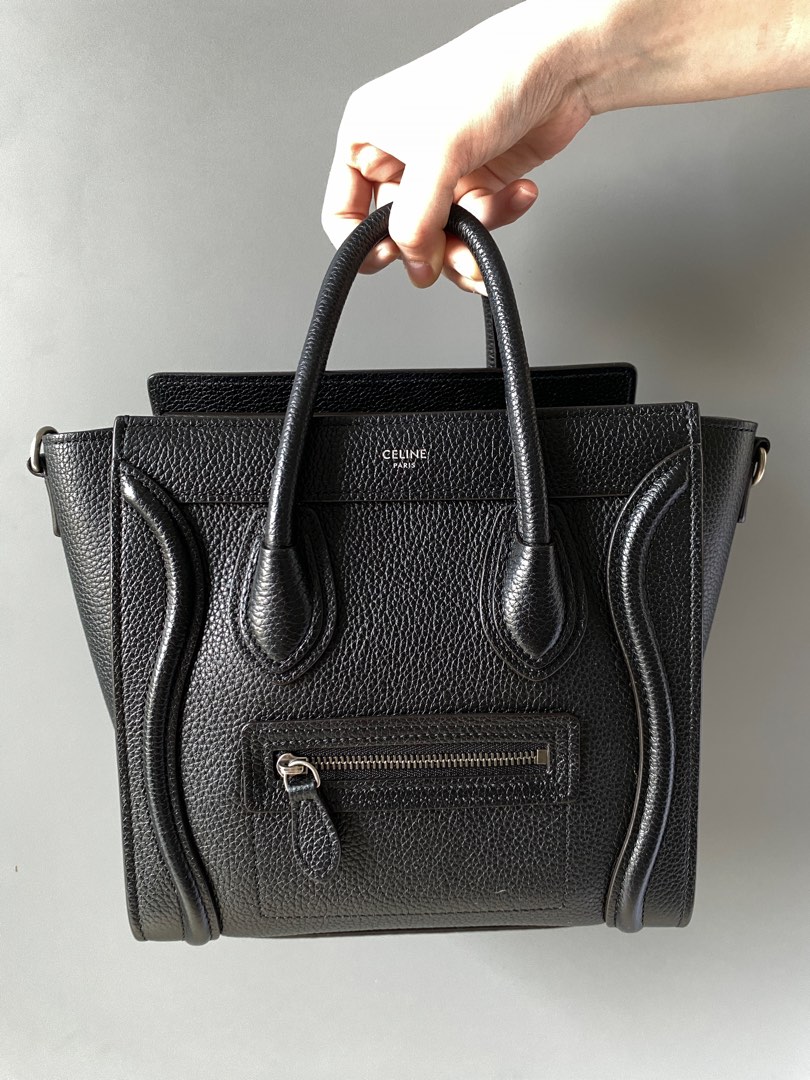 Celine Nano Belt Bag in grained Calfskin, Luxury, Bags & Wallets on  Carousell