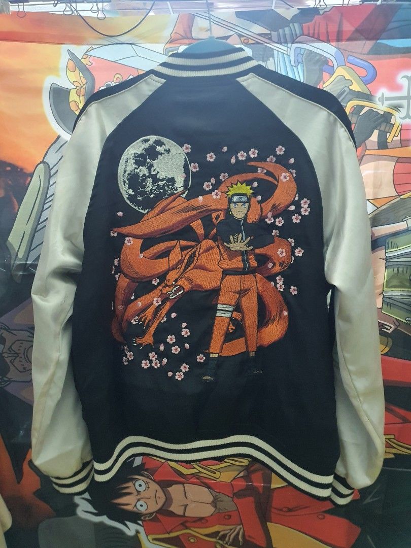NARUTO NINE TAIL FOX] Bomber jacket Vintage / Single – BIREI JAPAN