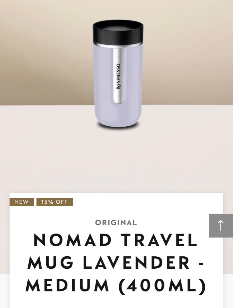 Nomad Travel Mug Lavender Medium, Coffee Mugs