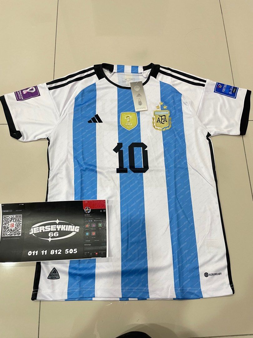 Messi Authentic ADIDAS Argentina Jersey World Cup 2022 NEW w/Tags ➡FAST  SHIPPING