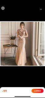 New dinner dress m size