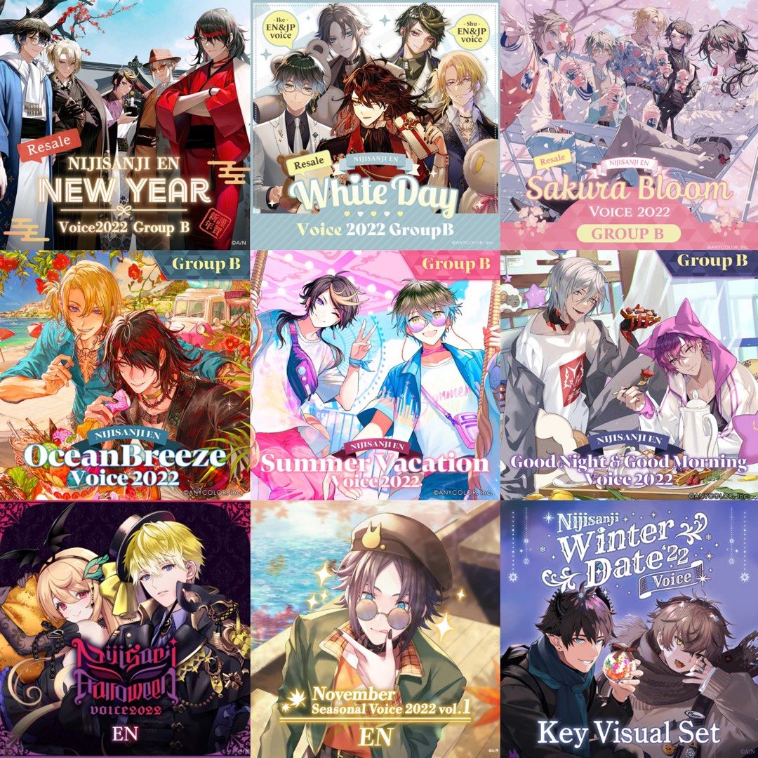 Luxiem Half Anniversary ボイスカード ヴォックス・アクマ NIJISANJI EN ヴォックス・アクマ ハーフアニバ New ボイスカード